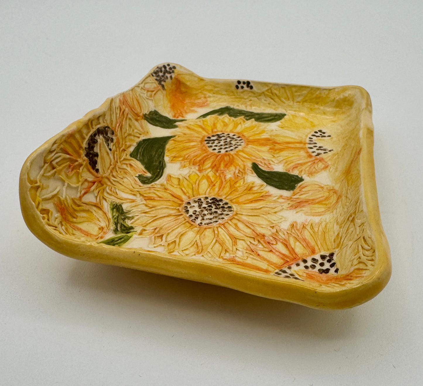 Sunflower Trinket Dish