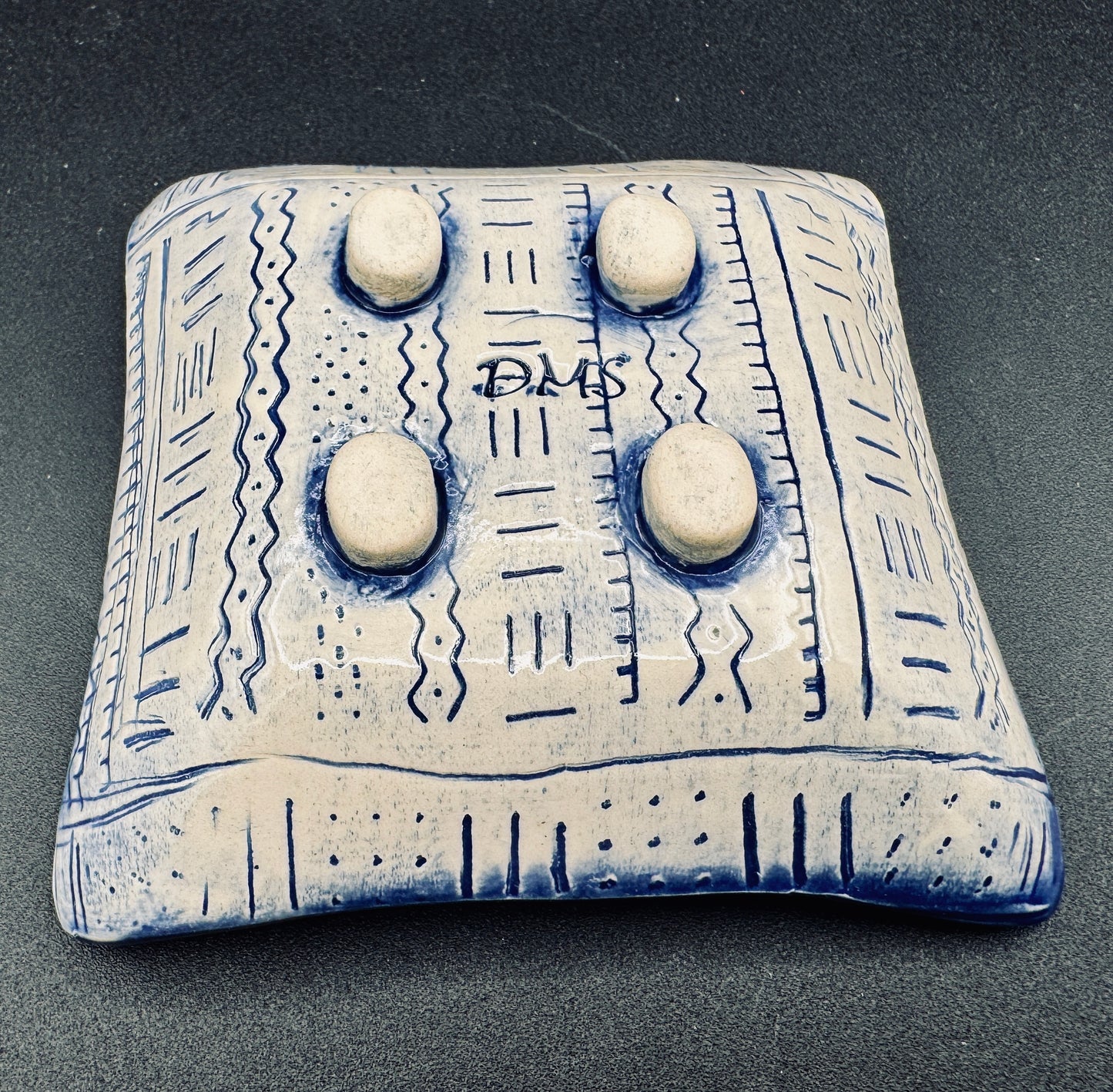 Blue trinket Dish