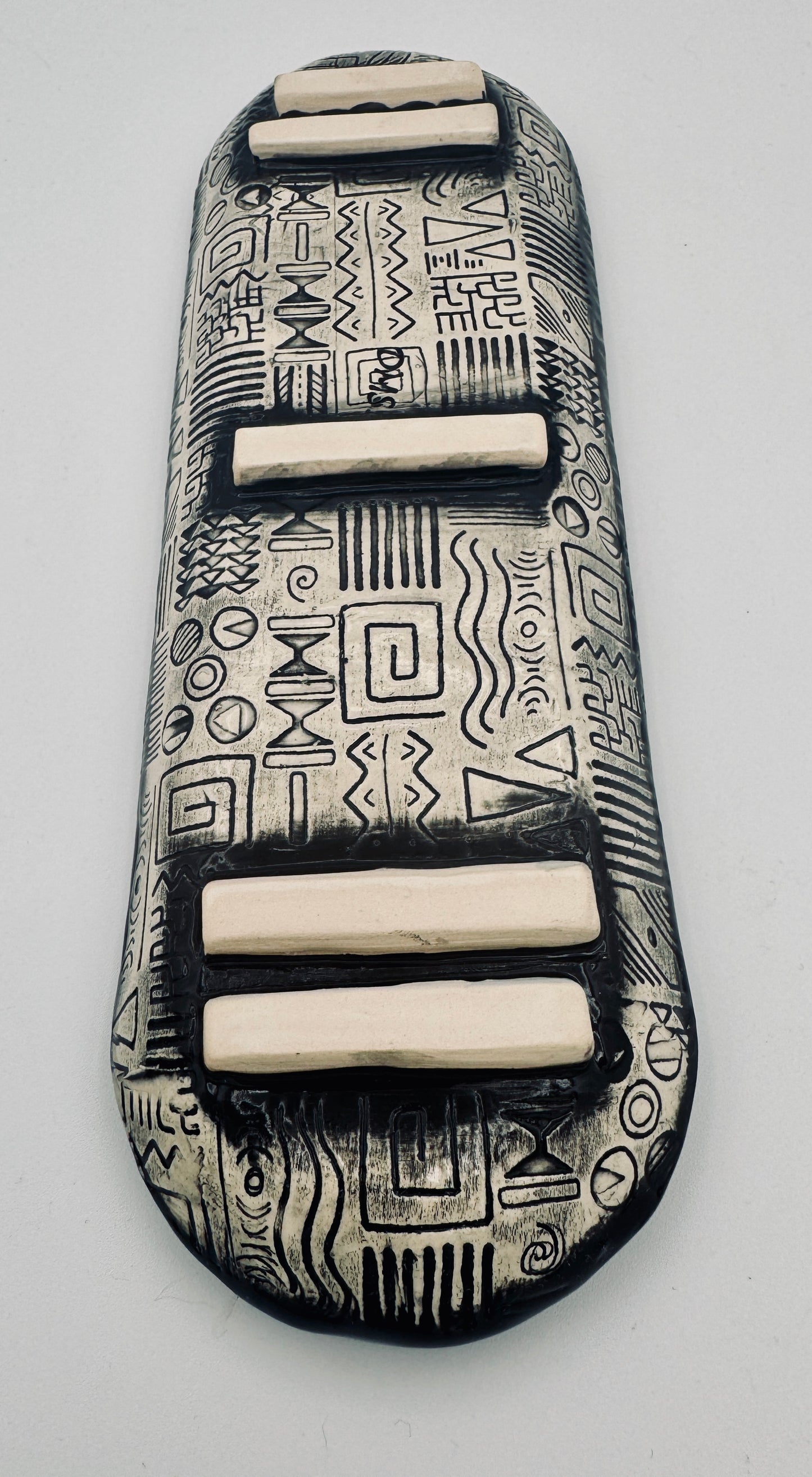 Mud Cloth Designed Platter