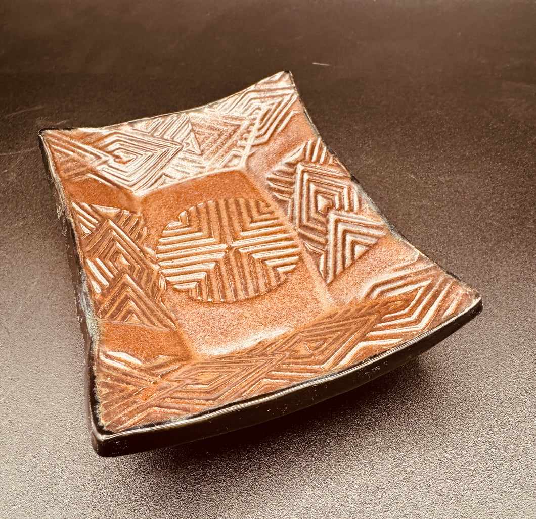 Copper Colored Trinket Dish