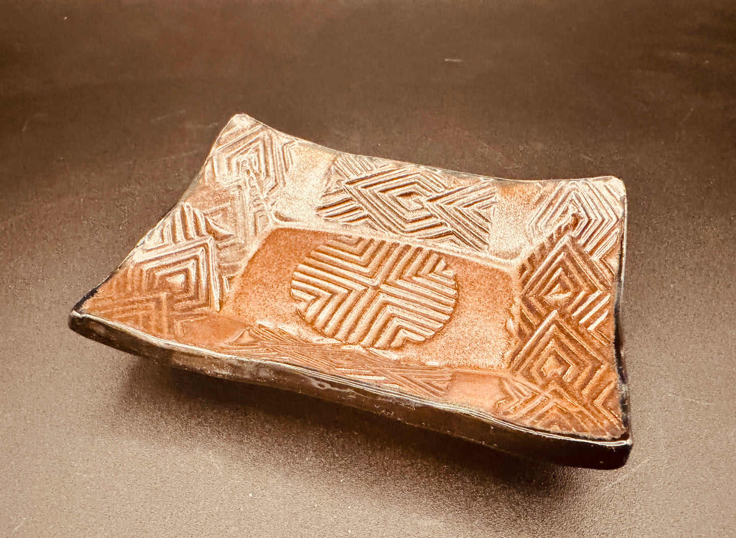 Copper Colored Trinket Dish