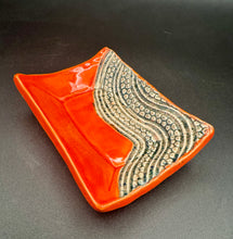 Load image into Gallery viewer, Beautiful Orange Trinket Dish
