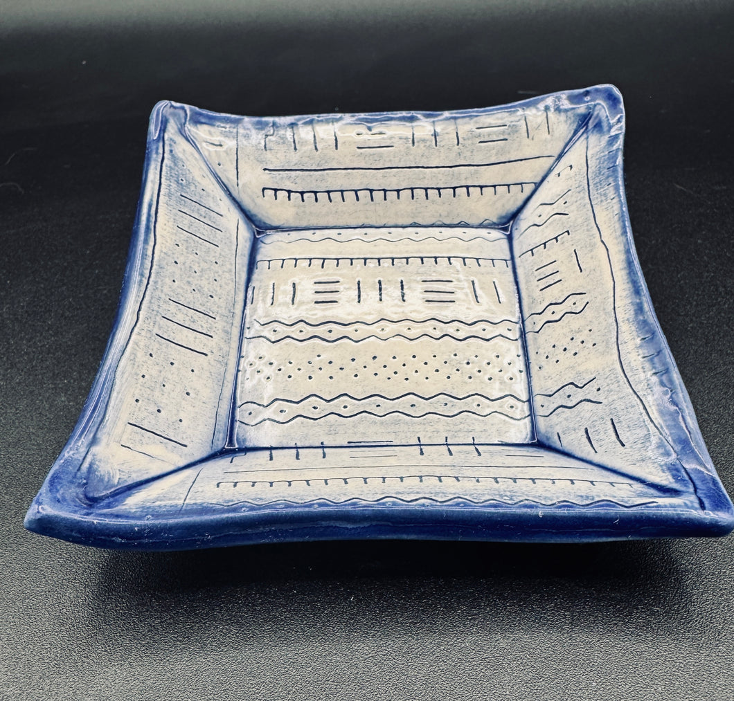 Blue trinket Dish