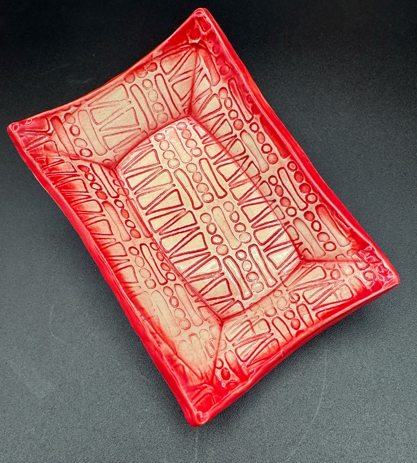 Red Trinket Dish
