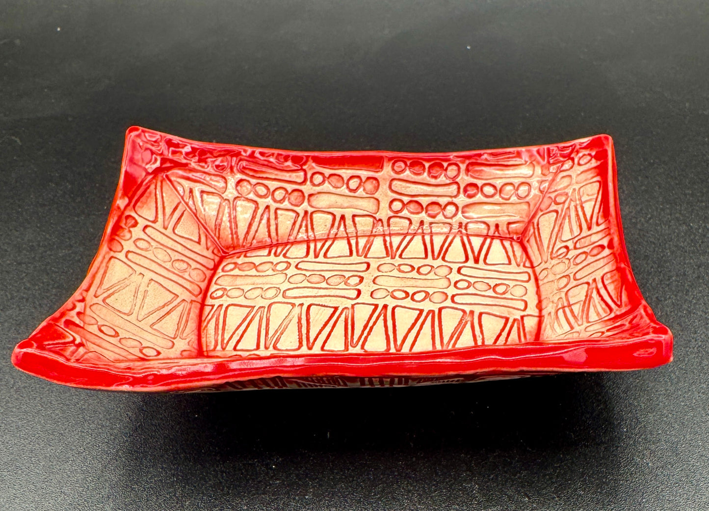 Red Trinket Dish