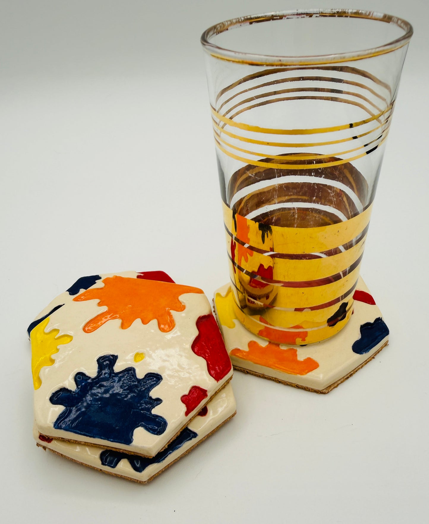 Color Splash Coaster Set