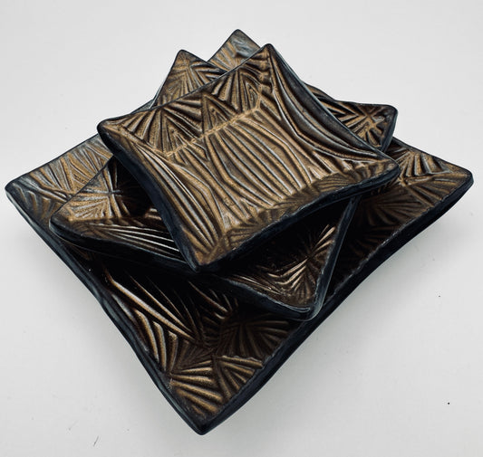 Bronze Geometry Trio