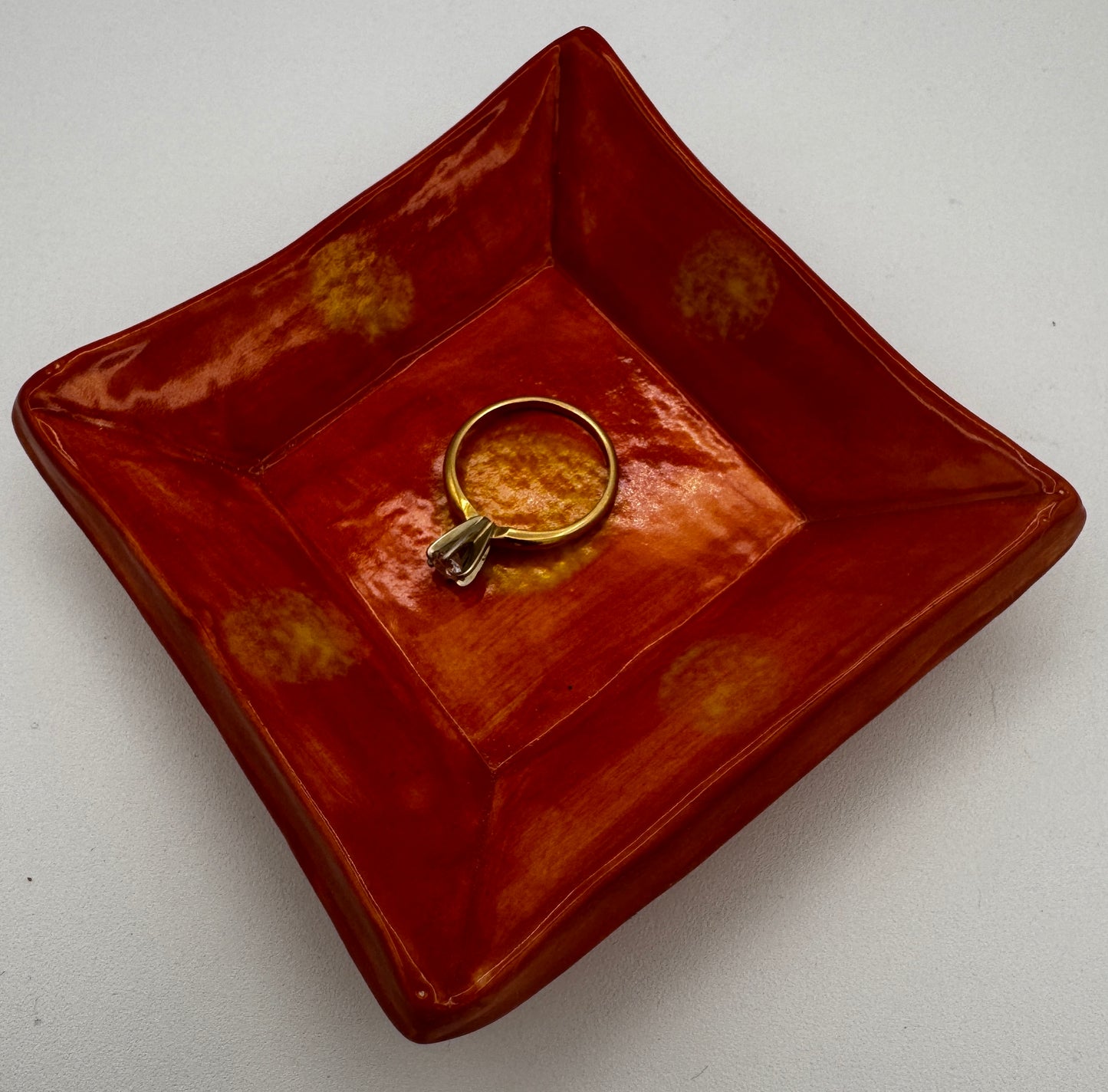 Fun Little Orange Trinket Dish