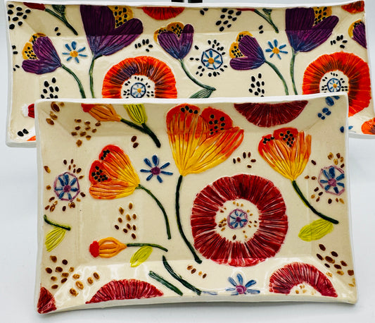 Fire Bloom Diva Platter Set