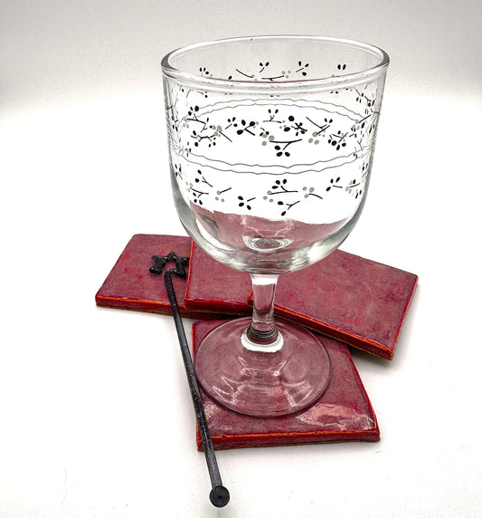 5.	Blushed Sangria Coasters