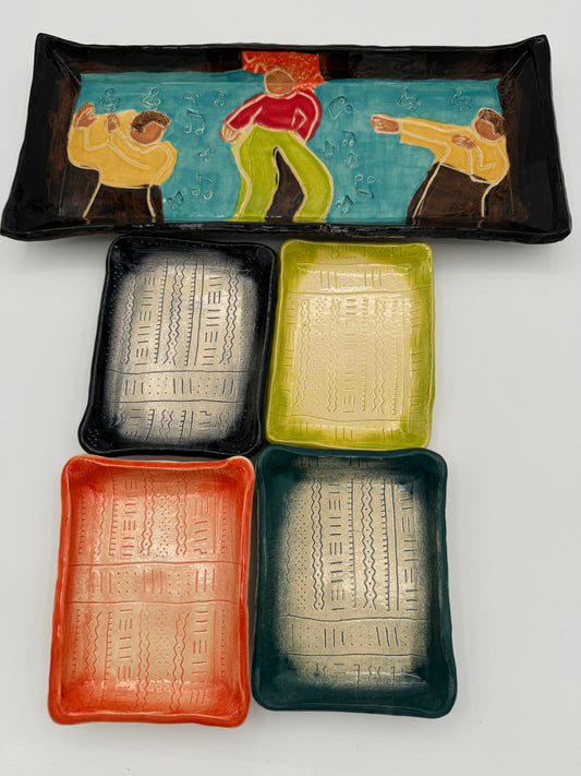 5 Piece Platter Set